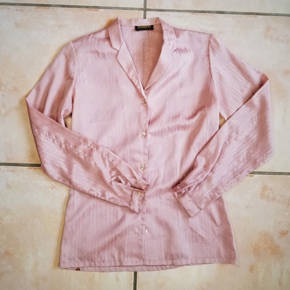 Baby Pink Button Down Small